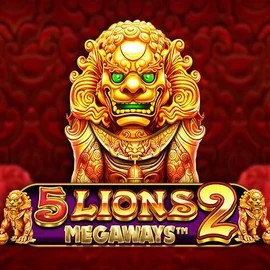 5 Lions Megaways 2 slot logo by Pragmatic Play at Foxygold Casino