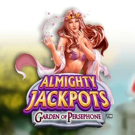 Almighty Jackpots: Garden of Persephone logo by Novomatic Foxygold Casino