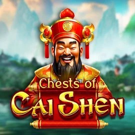 Chests of Cai Shen slot logo by Pragmatic Play at Foxygold Casino