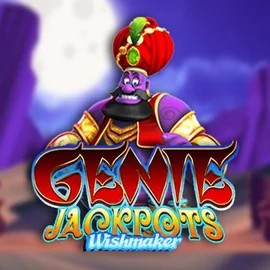 Genie Jackpots Wishmaker slot logo by Blueprint Gaming at Foxygold Casino