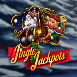 Jingle Jackpots logo by Dragon Gaming at Foxygold Casino