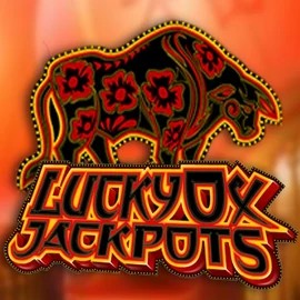 Lucky Ox Jackpots casino game by Rival – featured logo at Foxygold Casino