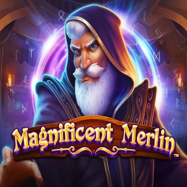 Magnificent Merlin logo by Greentube Foxygold Casino
