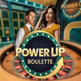 PowerUP Roulette game by Pragmatic Play – logo hosted on Foxygold Casino