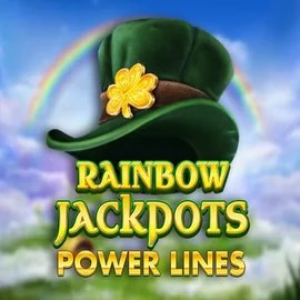 Rainbow Jackpots Power Lines game by Red Tiger Gaming – logo hosted on Foxygold Casino
