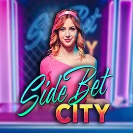 Official Live Casino logo: Side Bet City by Evolution at Foxygold Casino